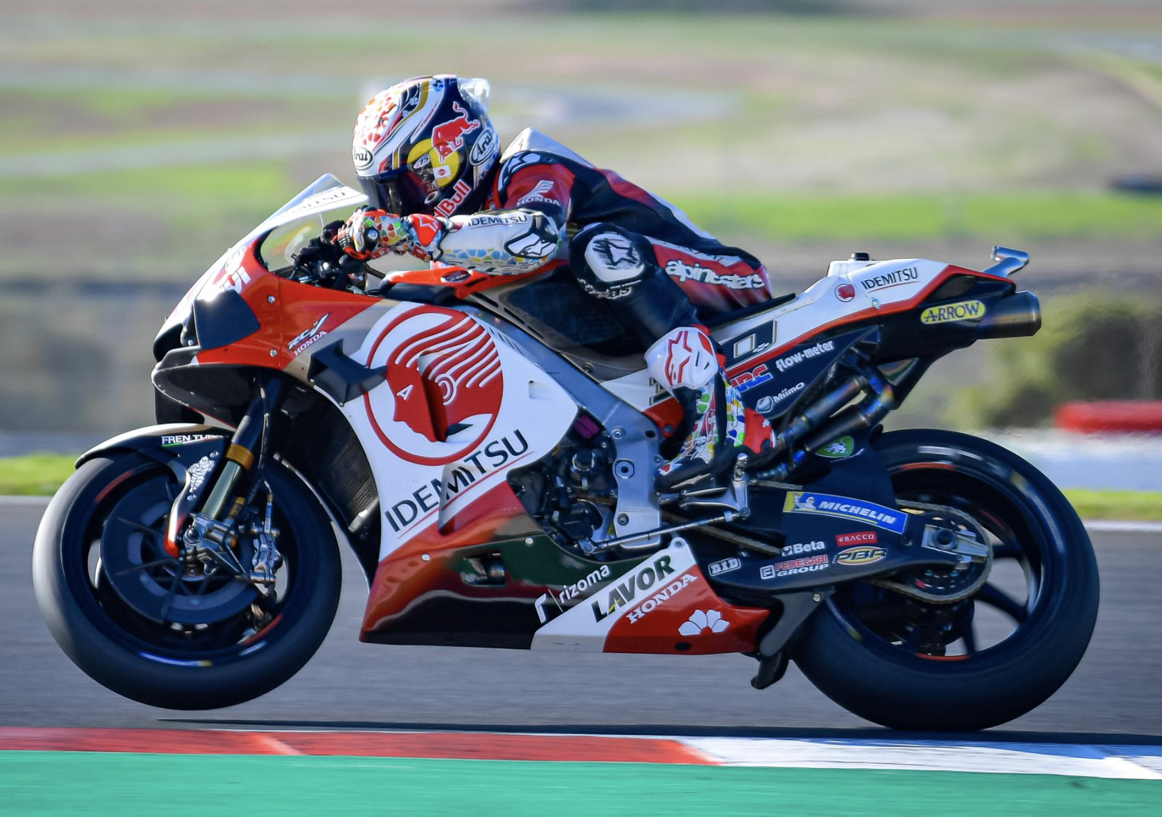 TAKA ON THE FOURTH ROW IN PORTIMAO LCR Honda IDEMITSU 30